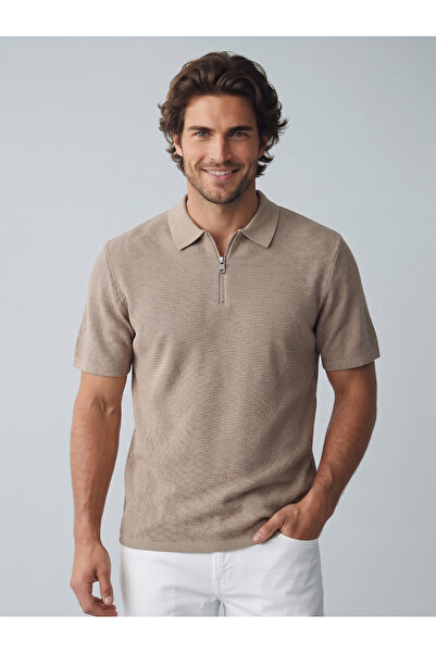 Jack & Jones Jack Jones Max Relax Fit Knitwear Knit Polo Collar Men's T-Shirt...