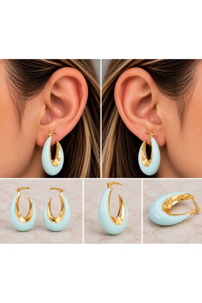nutika Special Design Steel Earrings