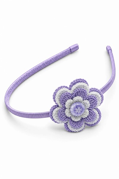 nftart.design Buttoned Layered Flower Crown & Children's Crown