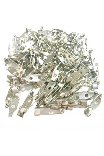 Metal Broş İğnesi Yaka İğnesi Alt Aparat 50 li