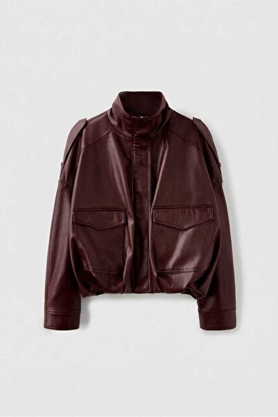 Blanco Women's New Season Viral Oversize Faux Leather Jacket