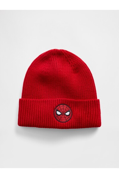 GAP Erkek Çocuk Kırmızı Marvel Spider-Man Bere
