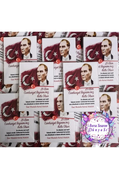BursaTasarımDünyası 29 ekim bilekliği 10 adet