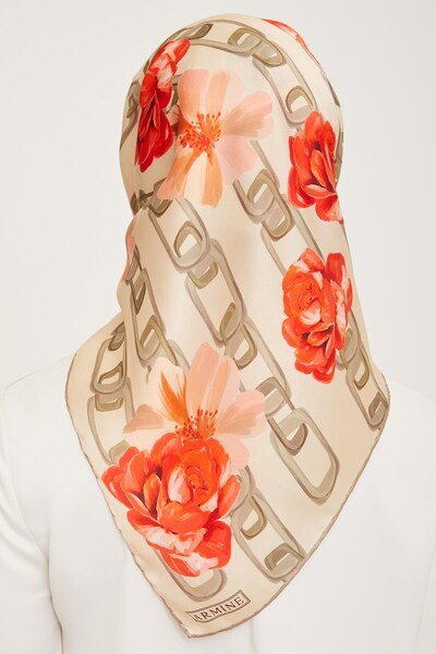 Armine 2024 Winter Silk Twill Scarf - 9034-09