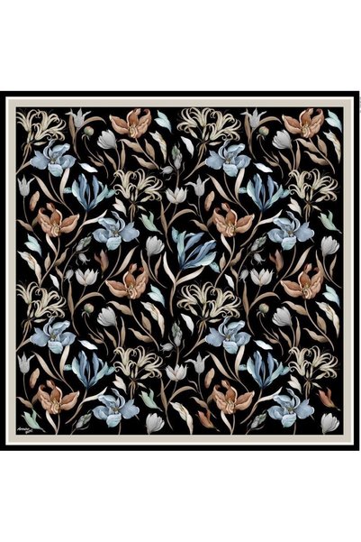 Armine Sport Eşarp - 8825-82 Siyah Bej
