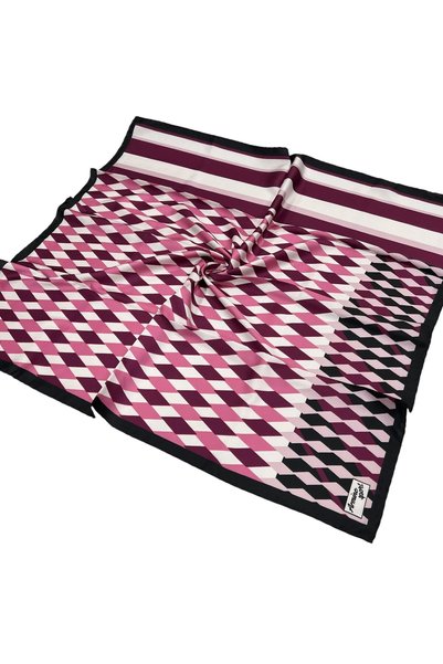 Armine Sport Scarf - 8031-15 Dusty Rose Black