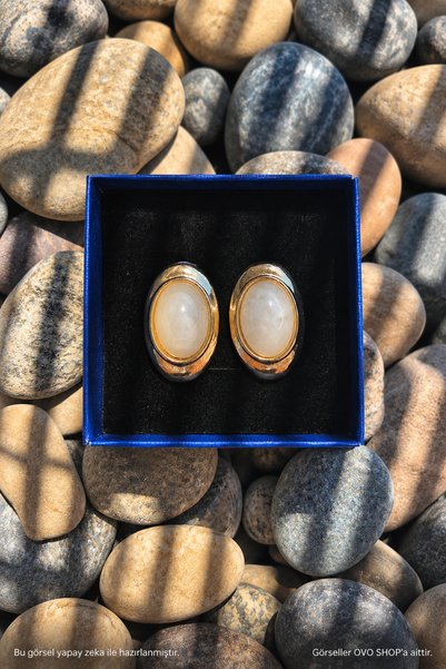 OVO SHOP Oval Gold Old Money Women's Earrings