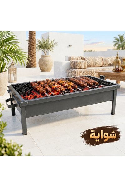 Generic شواية متنقلة بيدين وشبك 30x60