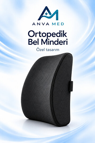 Visko Araç Ortopedik Bel Minderi – Oto Koltuk Bel Destek Yastığı, Sırt Dayama Minderi, Ergonomik Sürüş Konforu