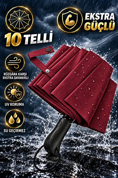 bliss umbrella Ergonomik Saplı 10 Telli Otomatik Şemsiye
