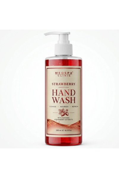 MEDSPACLINIC Strawberry Hand Wash 500ml – Fruity Liquid Hand Soap with Natura...