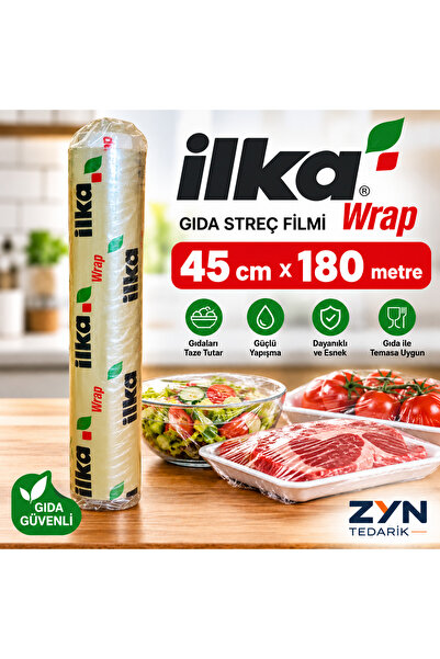İLKA STREÇ KUTUSUZ 45X180 MT