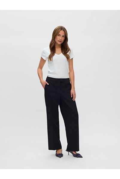 Vero Moda Anzughose VMMAGNOLIA Mittlere Taille Hose