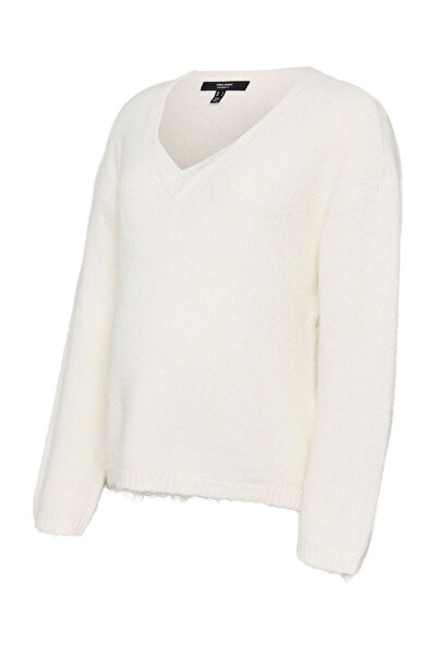 Vero Moda Maternity Strickpullover Normal geschnitten V-Ausschnitt Pullover