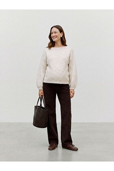Vero Moda Maternity Strickpullover Normal geschnitten U-Boot Ausschnitt Pullover