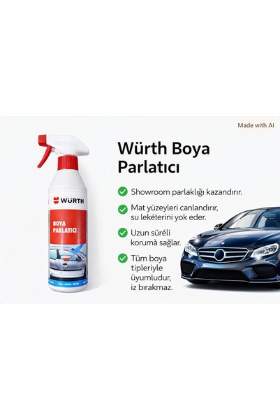 Würth hızlı cila boya parlatıcı