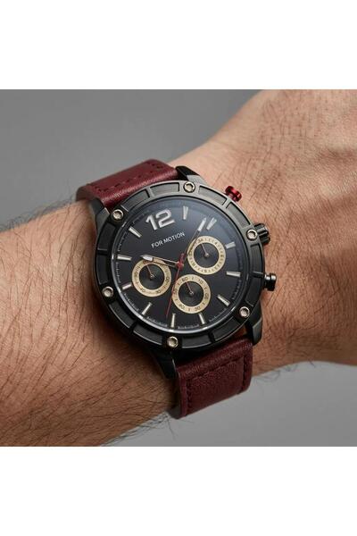 Formotion For Motion Brand Leather Cord Men Wrist Watch