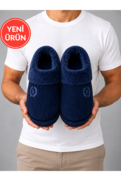 STOCON SoftWarm Lüks Ev Ayakkabısı Çeyizlik Fitilli Kadife İçi Peluş Kaymaz T...