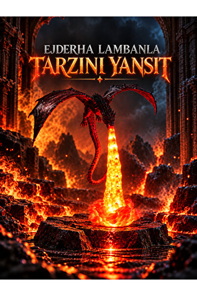 Seymen3D Ejderha Alevi Lambası | Yüksek Kalite Aydınlatma| Usb Kablolu | On/o...
