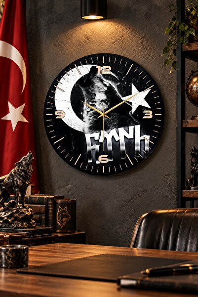 AA Shop Renkli Baskı Bozkurt Türk Bayrağı Desenli Sayılı Yılbaşı Hediyelik Ah...