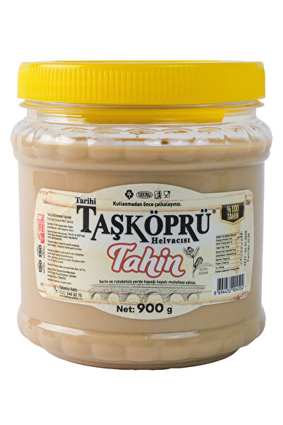 TARİHİ TAŞ KÖPRÜ HELVACISI Taş Değirmen Tahin 900 g PET – %100 Yerli Susam, Katkısız