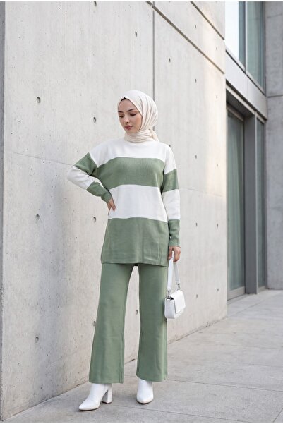 Modamorfo Half-Neck Knitwear Suit