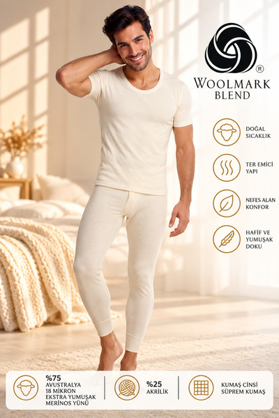Hasyün Men'S, Extra Soft Merino Wool, Thin Sweat-Wicking, Thermal Base Layer ...
