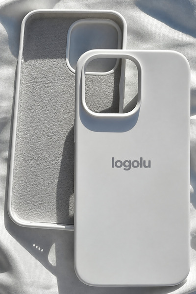Revasser iPhone 16 Pro için Kılıf Lansman Logolu İçi Yumuşak Kadife 16 Pro kı...