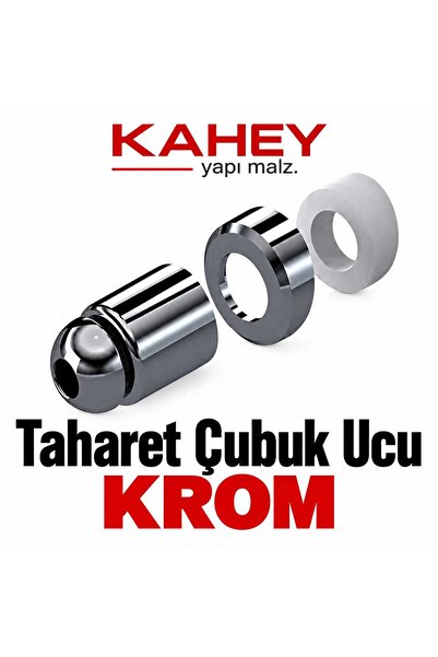 Klozet Taharet Çubuk Ucu Krom Perlatör