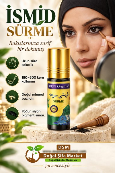İsmid Natural Black Hair Dye Intense Black Color, No Additives Content