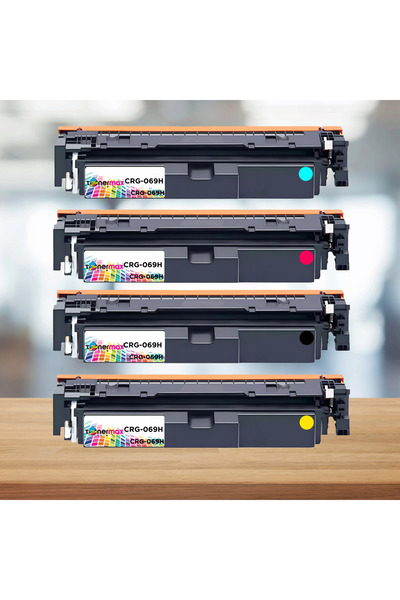 tonermax Canon CRG-069H Muadil Toner 4'lü Set - Çipli / 5094C002 /LBP673Cdw /...