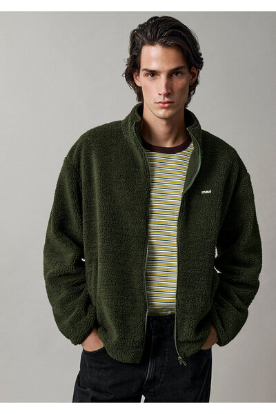Mavi Logo Baskılı Yeşil Sweatshirt 0S20135-80714