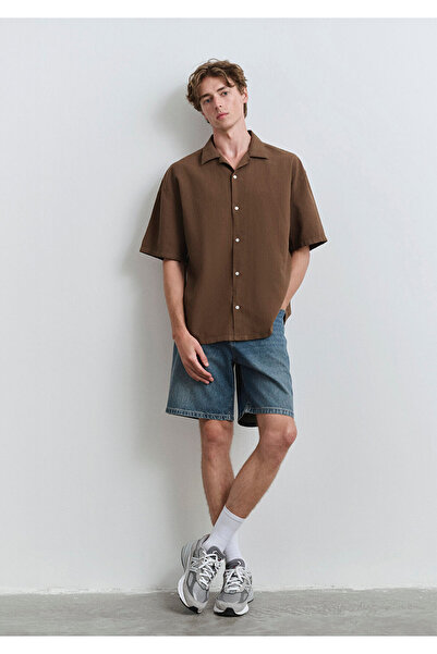 Mavi Houston Street Indigo Blue Jean Shorts 0410672-89805