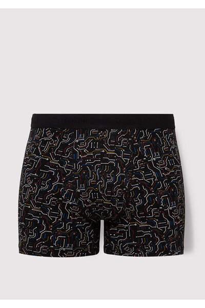 Mavi Printed Black Boxer 0910451-900