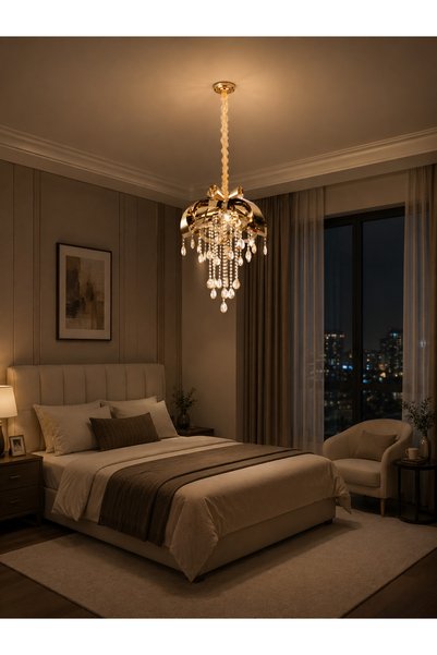 best power ثريا LED عصرية - موديل 6203-500 | قوة 60 واط، ارتفاع قابل للتعديل ...