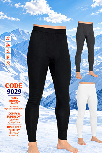 Cotpark Erkek Termal Tayt - Siyah 9029