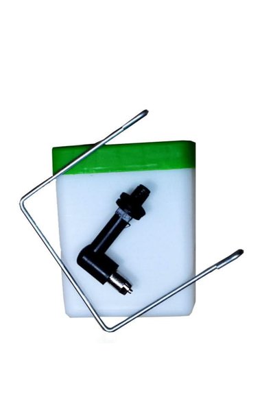 Zep Set 24 adăpători pentru iepuri ZEP, 0,5 L fiecare, niplu din inox, alb/verde