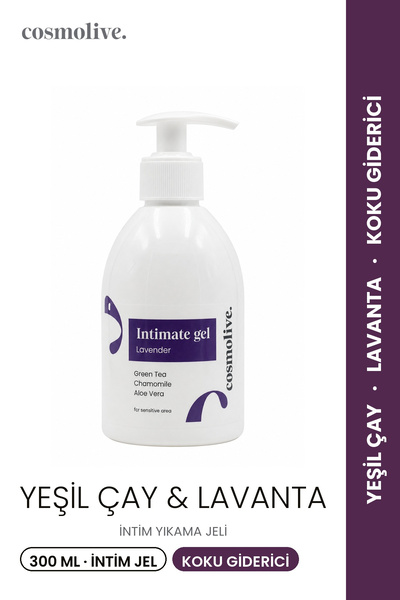 Cosmolive Intim Yıkama Jeli 300 ml | Genital Bölge Temizleyici | Koku Gideric...