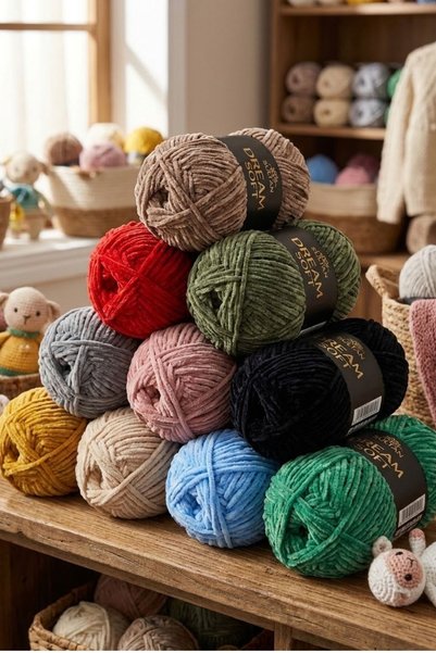 hobi dünyası evim Sultan Dream Soft Velvet Yarn – Color Code: 935