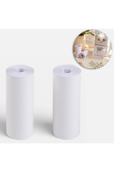 OEM Rezerve Hartie Rola Alba pentru Imprimimanta Mini 5mx5.5cm - 2buc