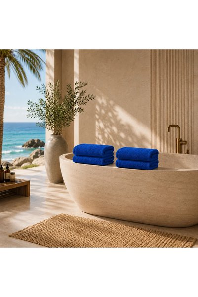 The Cotton Connection Luxury 100% Cotton Bath Towels – Pack of 4, (70x140 cm)...
