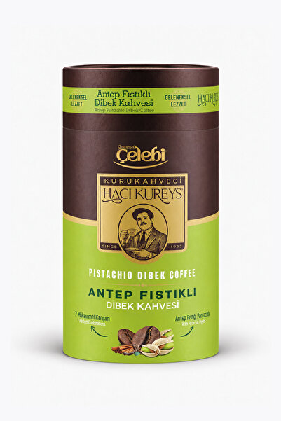 Gourmet Çelebi Fıstıklı Dibek Kahvesi 250 Gr.