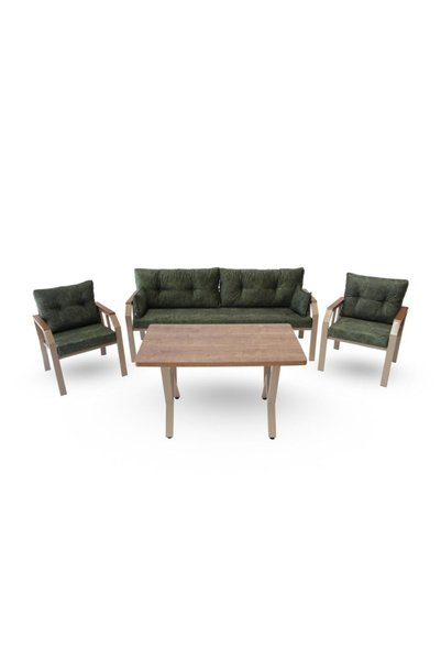 Tu Tienda 3+1+1 Masa Dekoratif Bahçe,balkon Mobilyası