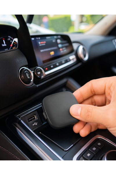 Kaliteyi Bul Kablosuz Android Auto Adaptör Bluetooth 5.0 5.8GHz WiFi