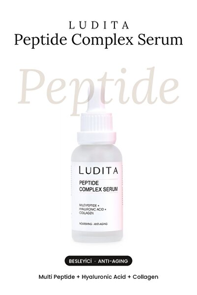LUDITA Peptit Kompleks Serum – İnce Çizgi ve Kırışıklık Karşıtı, Yoğun Nemlen...