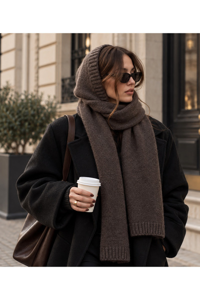 CHARMLUCKY Hooded Scarf - One Piece