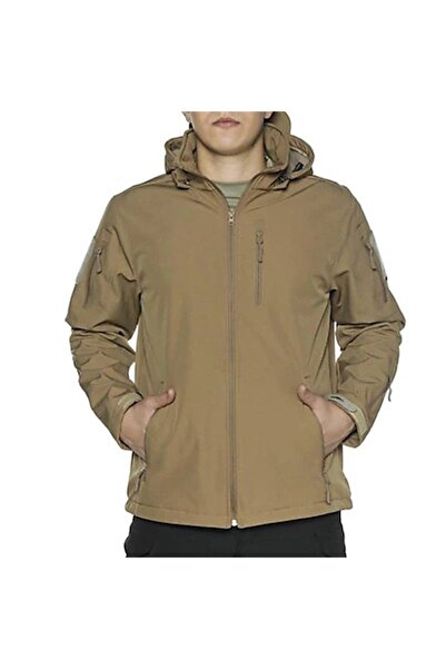 Port Jachetă tactică din fleece softshell, rezistentă la vânt și la apă, de c...