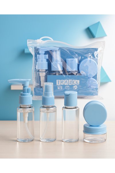 Generic Brand 5 Pieces Leak Proof Travel Cosmetic Set Portable