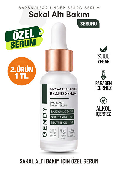 GENDY Sakal Serumu - Güçlendirici, Canlandırıcı ve Batık Kıl Karşıtı - Salisi...