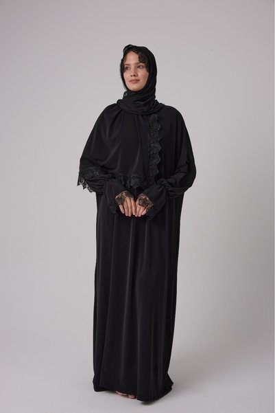 Kutay Collection Women's Prayer Dress with Built-in Headscarf